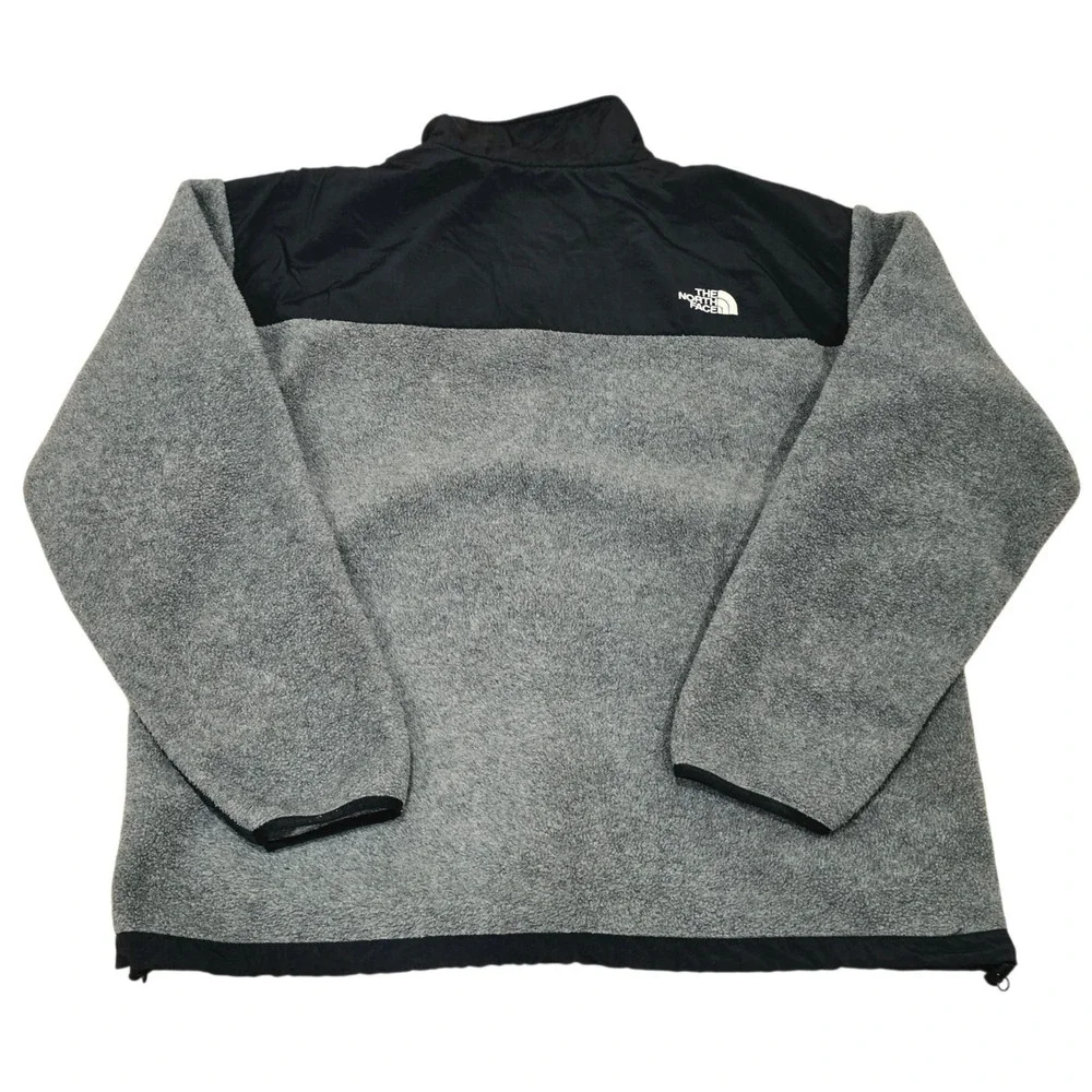 The North Face Denali Fleece Jacket Mens 2XL Gray Black Full Zip Vintage 2010